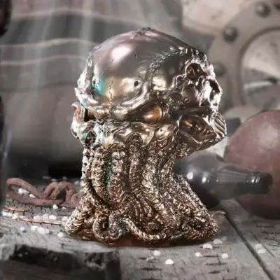 Figurine james ryman bronze cthulhu skull fig